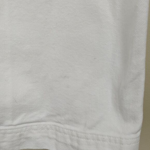 Princess Polly White Wide Leg Patch Pockets Denim Pants Size 4 - Picture 13 of 16